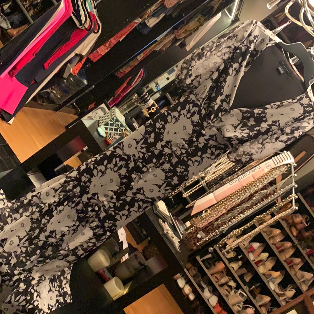 Long Black and Gray dress